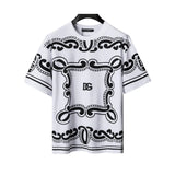 D&G Bandanna Print T-shirt in White - 106 - dng0000106 image 0