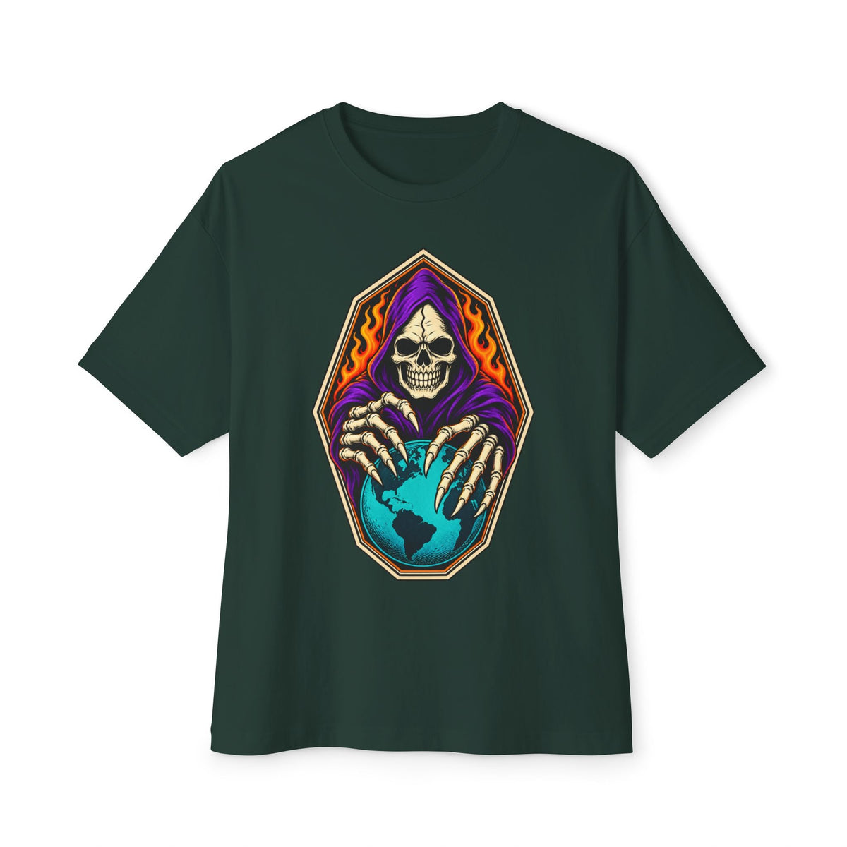 Soul Keeper Unisex Oversized Boxy Tee - Forest, XL image