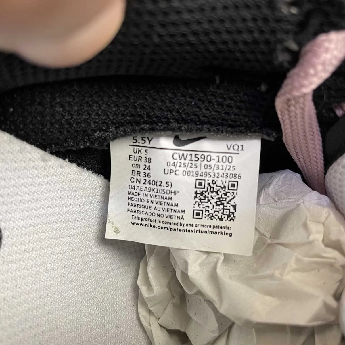 Dunk Low ‘Black Pink Deconstructed Gift’ Shoes Sneakers – nk0005381 image 14
