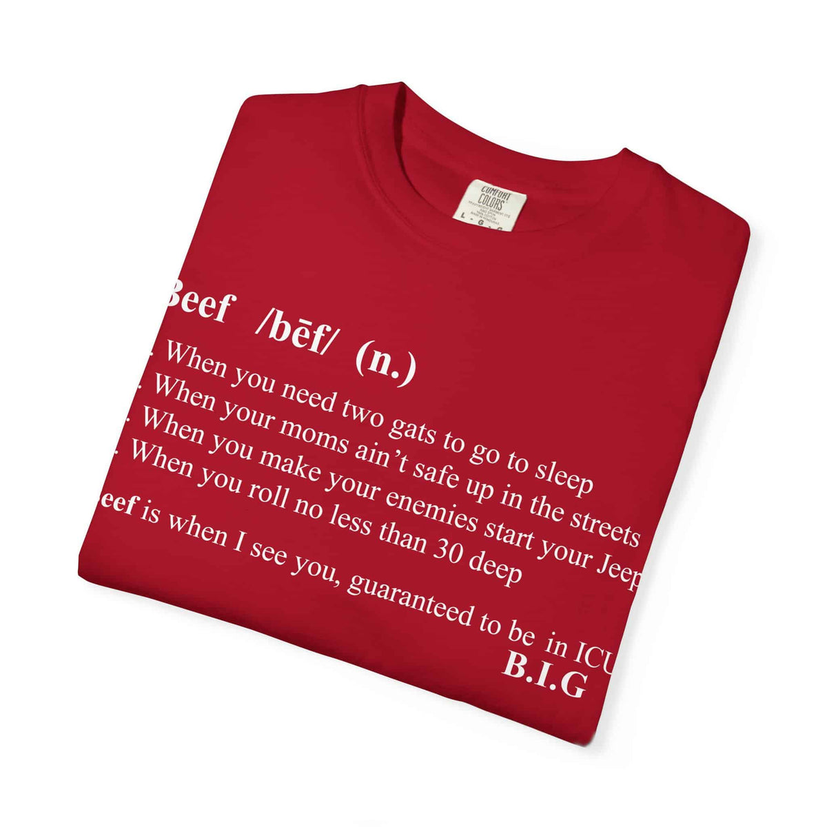 Beef Definition Unisex Garment-Dyed T-shirt image 34