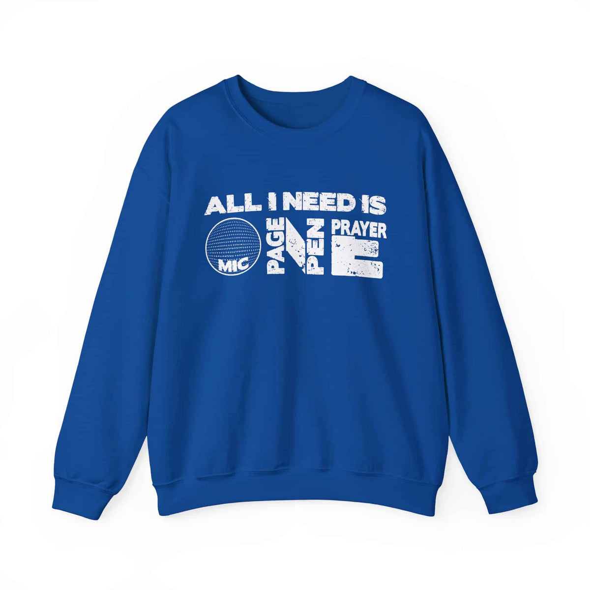 ALL_I_NEED_IS Crewneck Sweatshirt image