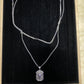 McQueen Engraved Skull Necklace - MC0005 image 1