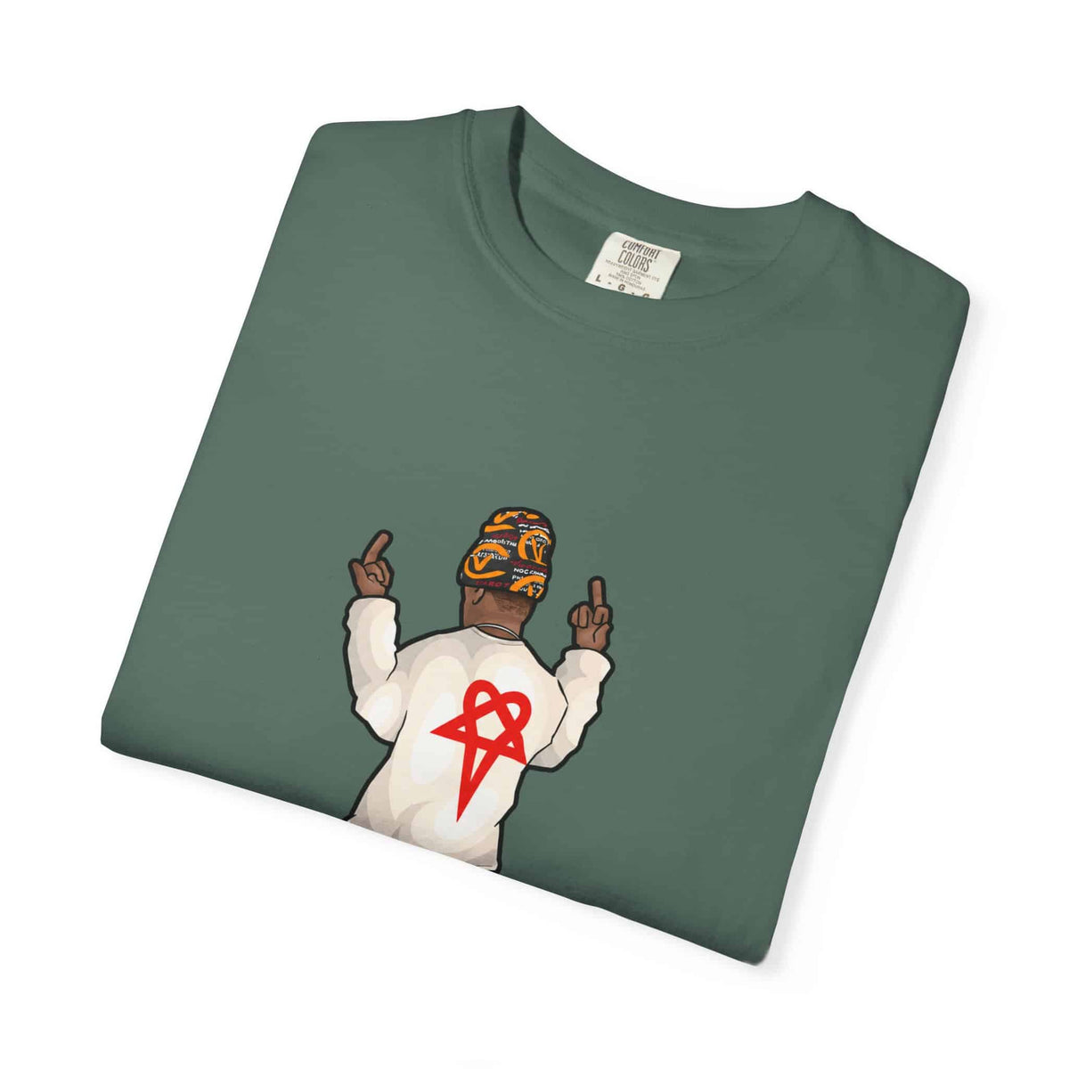 Rebel Attitude Unisex Garment-Dyed T-shirt image 100
