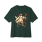Ghost Rider BMX Unisex Oversized Boxy Tee - Forest, M image