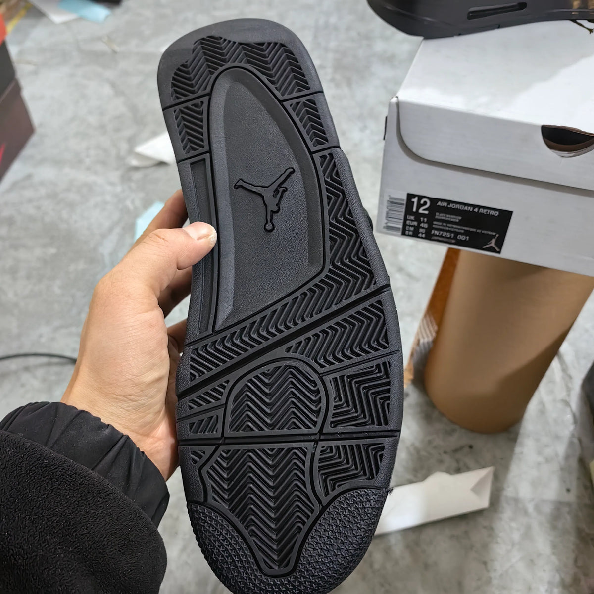 [Premium] AJ 4 NET Black Shoes Sneakers - nk0004084 image 14