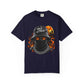 Spooky Streetwear Masked Unisex Garment-Dyed T-shirt image