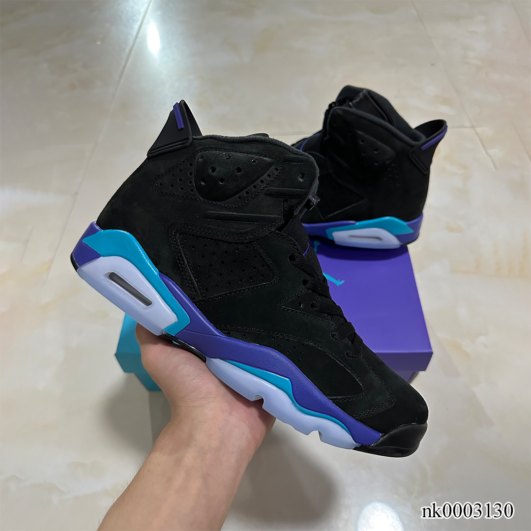 AJ 6 "Aqua" Shoes Sneakers - nk0003130 image 6