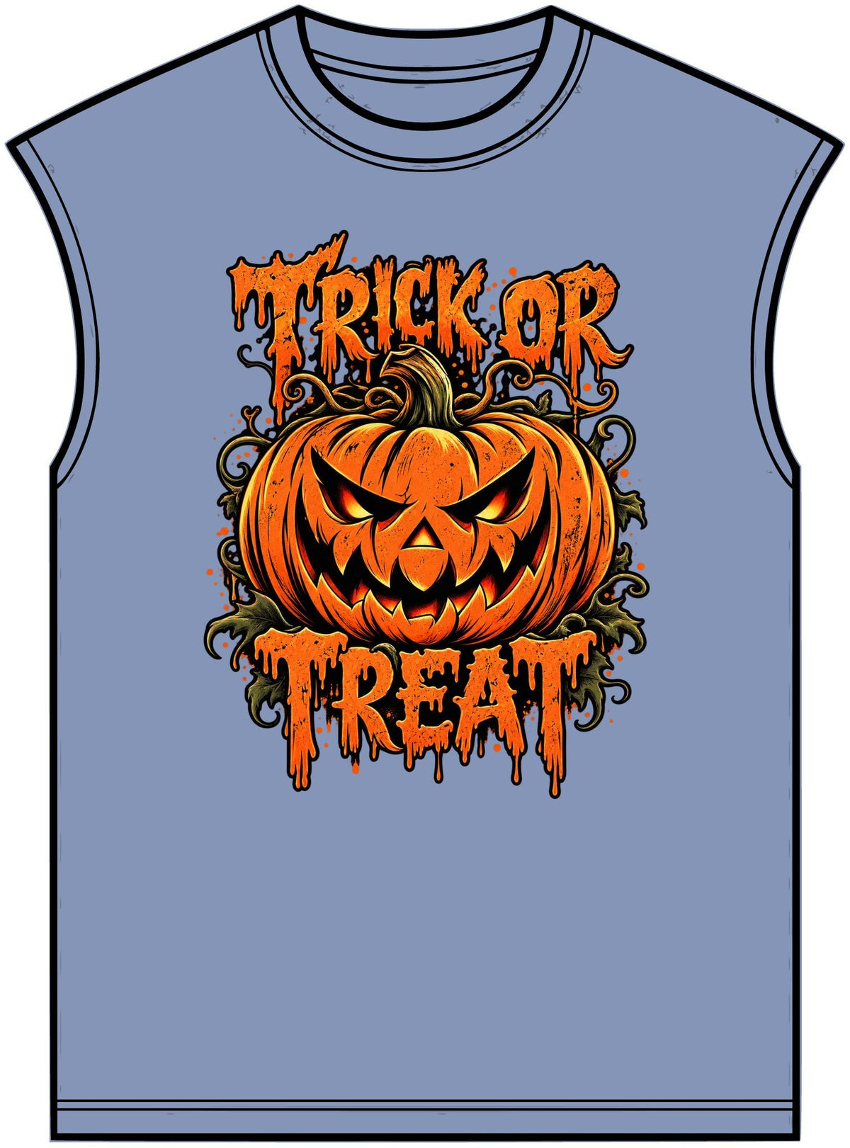 Trick or Treat Unisex Garment-Dyed Muscle Tee image 12