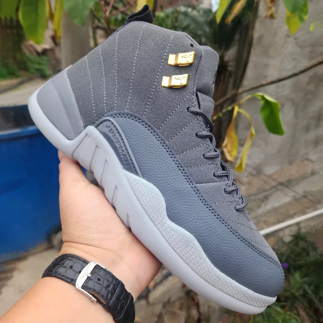 AJ 12 Dark Grey Shoes Sneakers – nk0004540 image 2