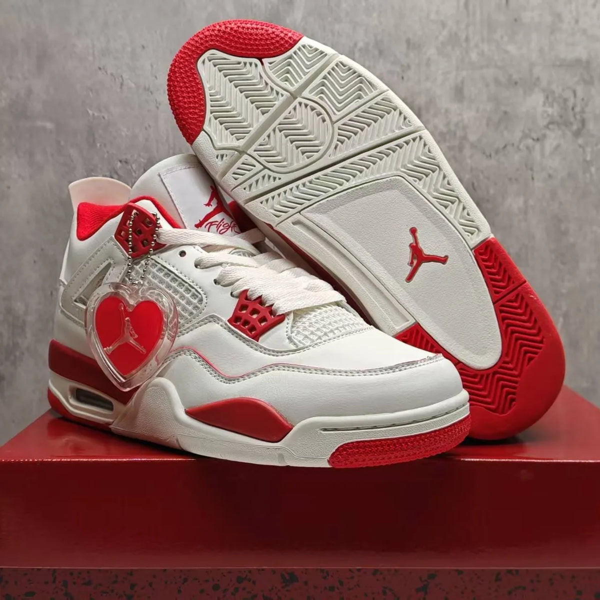 AJ 4 Sierra Red Shoes Sneakers - nk0004667 image 6