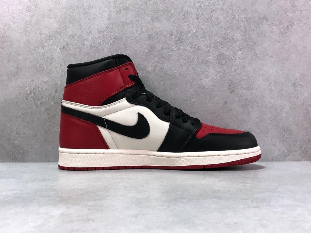 AJ 1 Retro High Bred Toe Shoes Sneakers - nk0000377 image 7