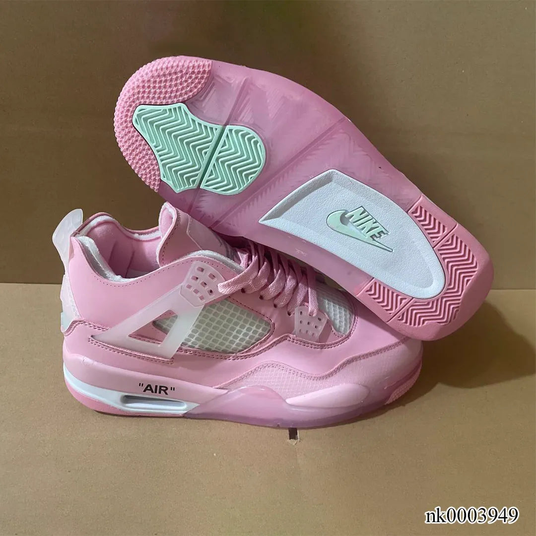 OW X AJ 4 Pink Shoes Sneakers - nk0003949 image 6