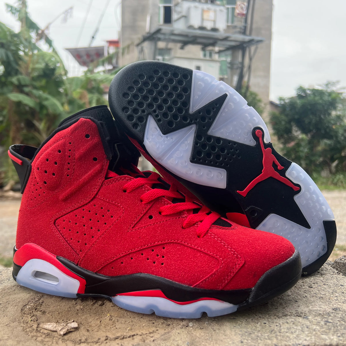 AJ 6 Retro Toro Bravo Shoes Sneakers - nk0002876 image 3