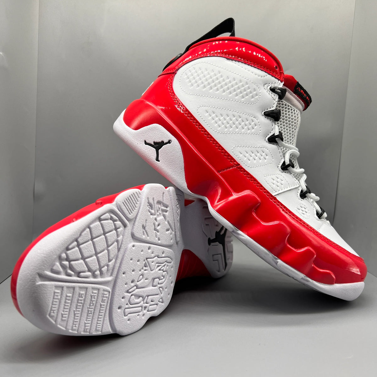 AJ 9 Retro White Gym Red Shoes Sneakers - nk0002592 image 4