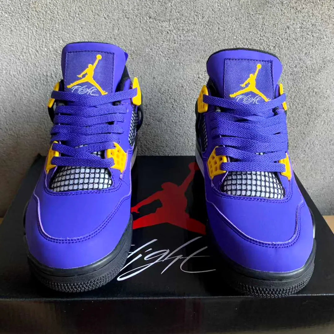 AJ 4 Imperial Purple Shoes Sneakers - nk0004548 image 6