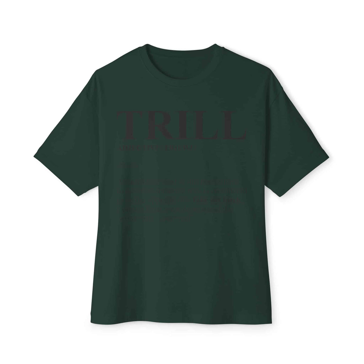Trill Definition Unisex Oversized Boxy Tee image 20