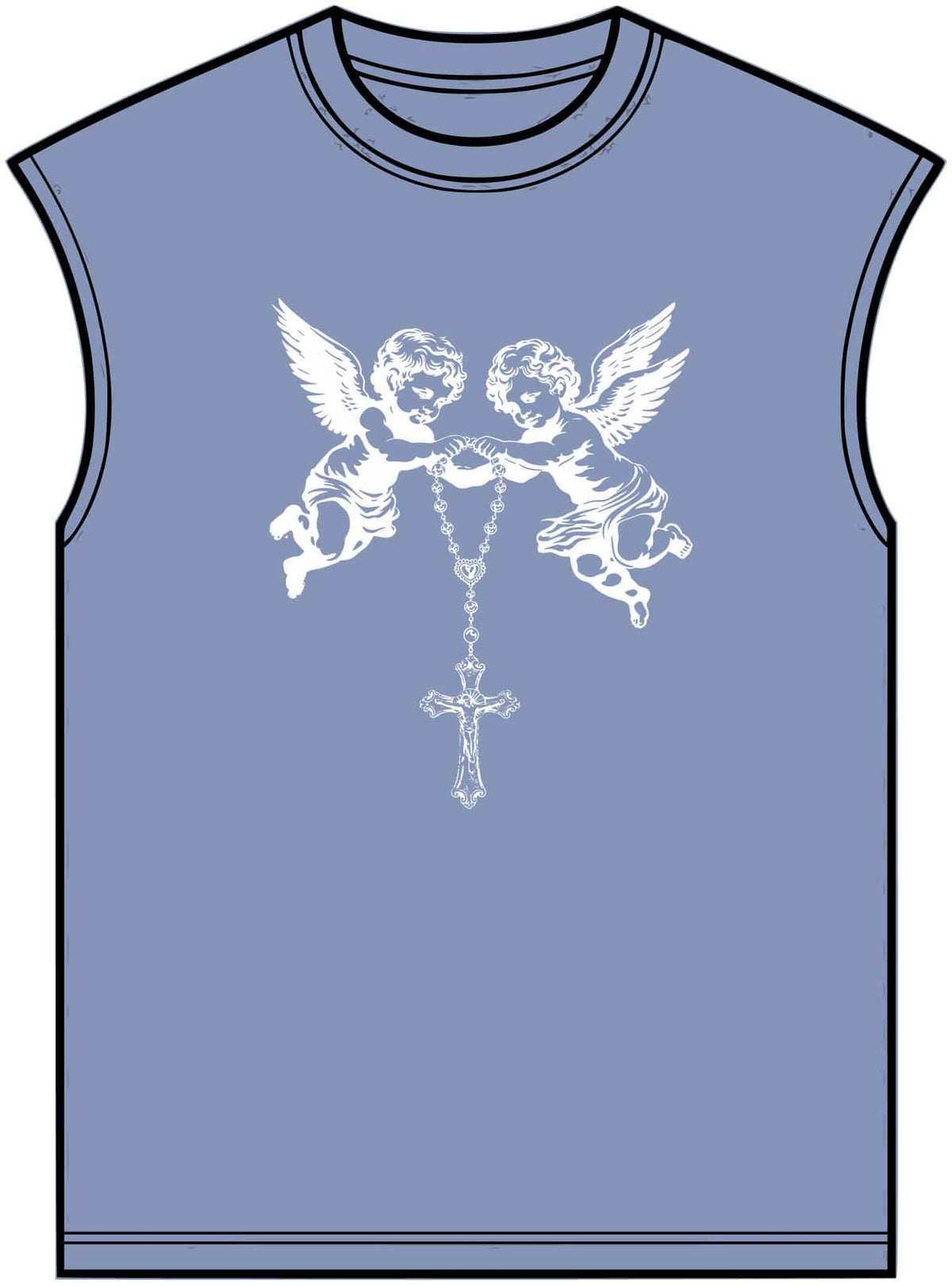 Heavenly Guardians Unisex Garment-Dyed Muscle Tee image
