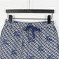 BUR All-Over Monogram Knight Shorts in Navy - 370 – bbr0000370 image 2