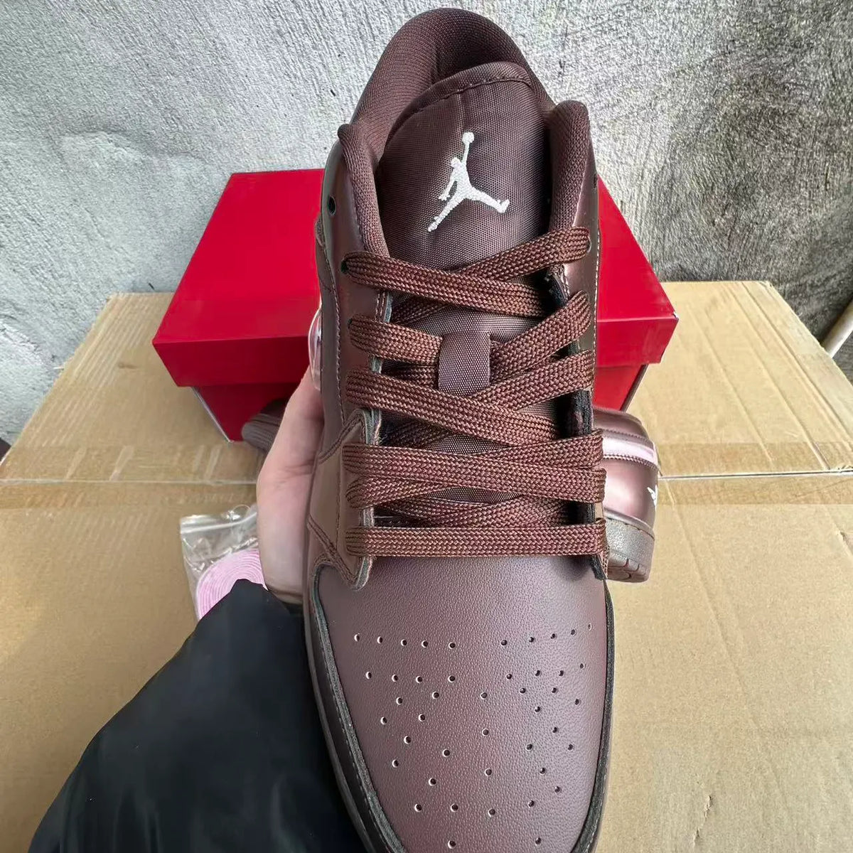 AJ 1 Low 'Chocolate Valentine's Day' Shoes Sneakers – nk0004944 image 11
