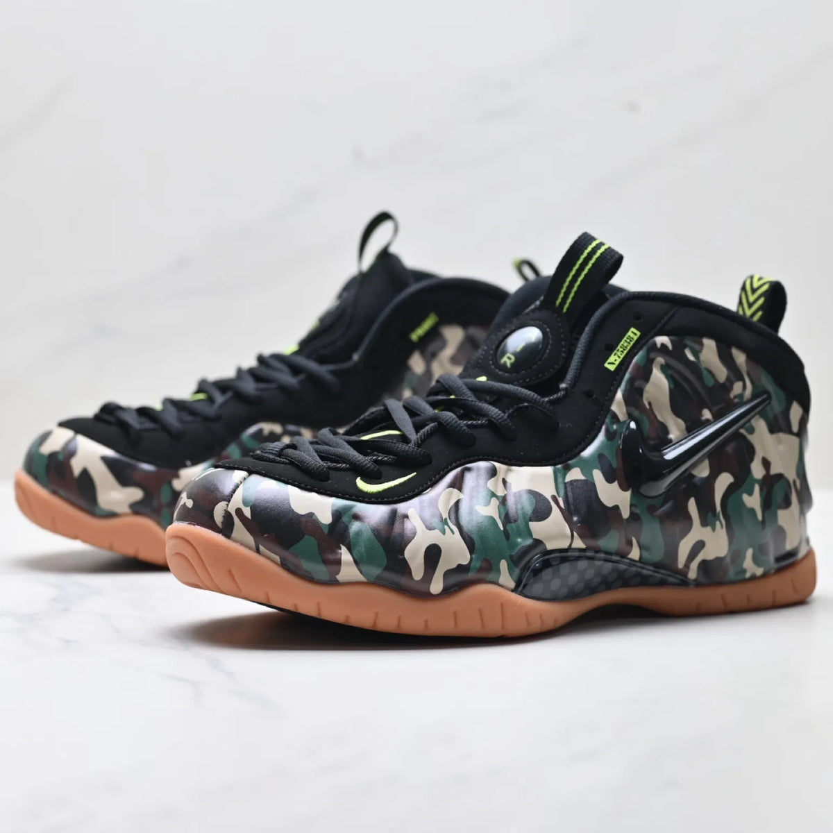 Air Foamposite Pro Green Camo Shoes Sneakers - nk0004975 image 6