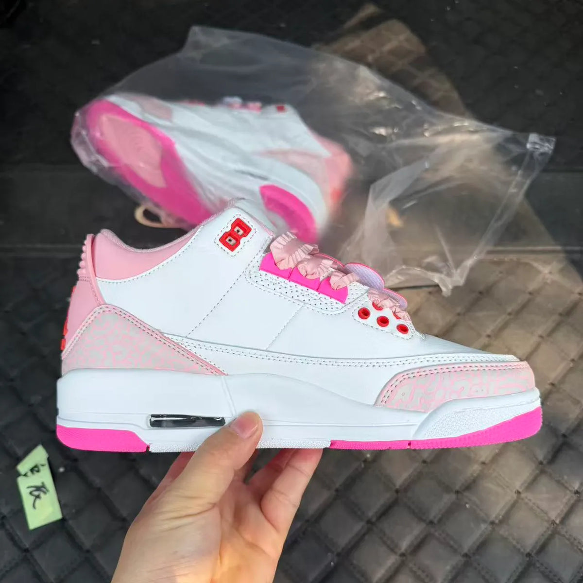 AJ 3 Spring Flowers Shoes Sneakers – nk0005099 image 6