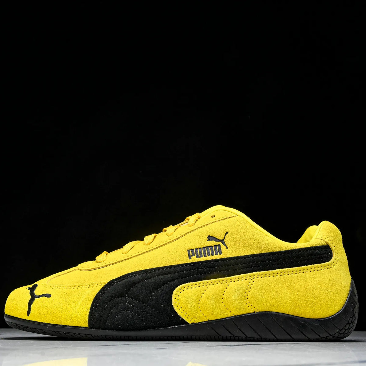 PM Speedcat OG Pelé Yellow Black Shoes Sneakers - pm0000016 image 3