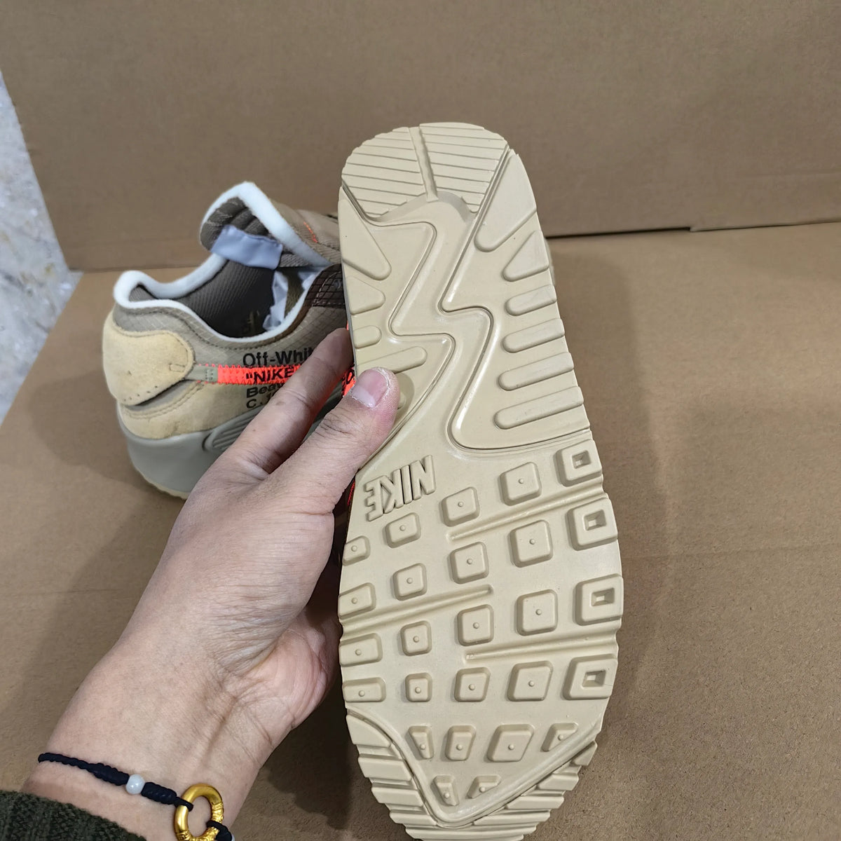 OW x AM 90 'Desert Ore' Shoes Sneakers – nk0004822 image 16