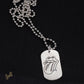 CH Tongue Square Pendant Necklace - CH0028 image 3