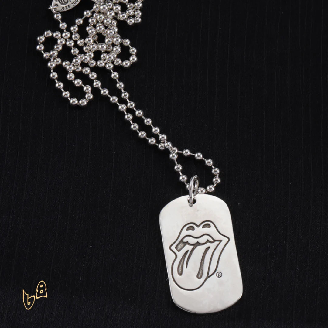 CH Tongue Square Pendant Necklace - CH0028 image 3