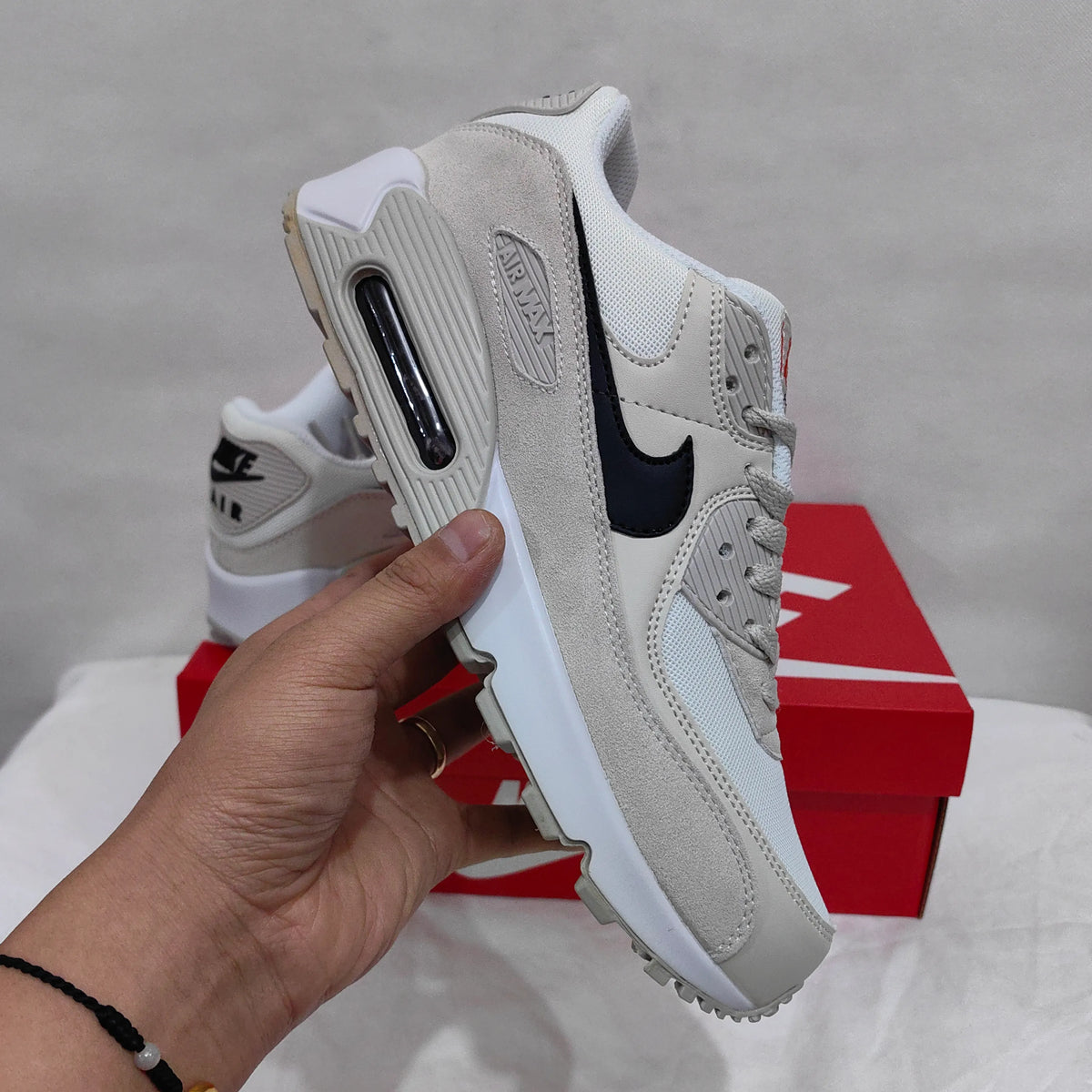 AM 90 'Light Bone' Shoes Sneakers – nk0005025 image 3