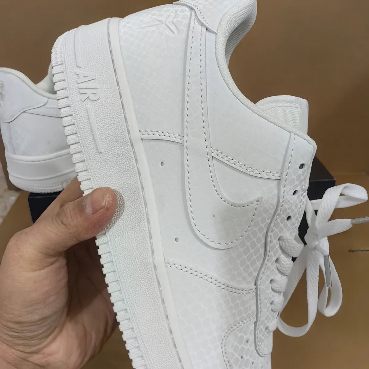 Kobe Bryant x AF 1 Low Triple White Shoes Sneakers - nk0004496 image 15
