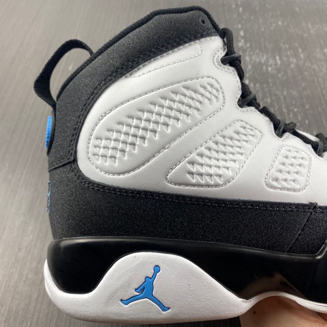 AJ 9 Black University Blue Shoes Sneakers - nk0000819 image 9