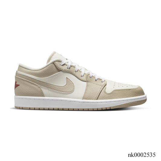 AJ 1 Low SE Sail Rattan University Red Shoes Sneakers - nk0002535 image 0