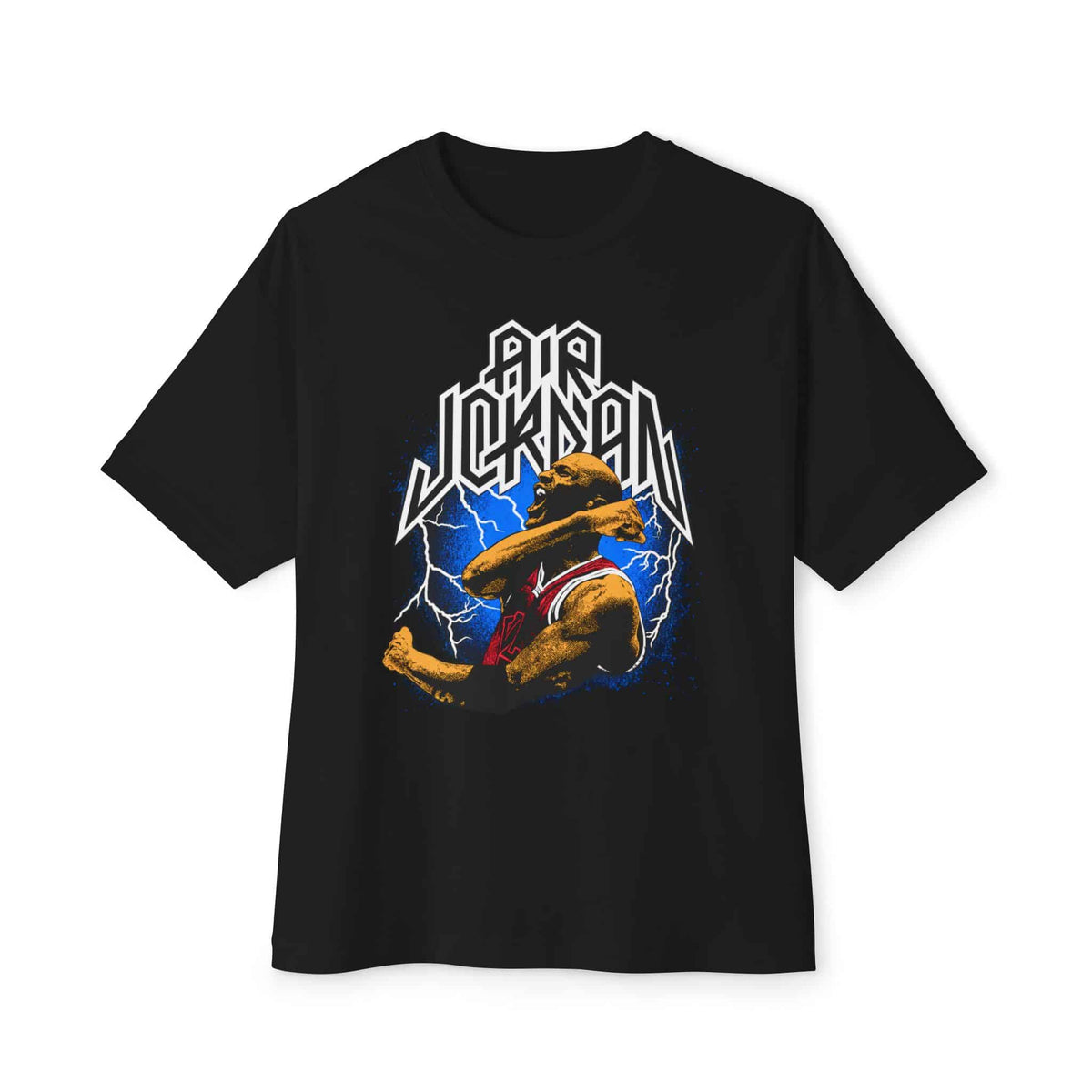 Airborne Legend Unisex Oversized Boxy Tee - Black, XS image