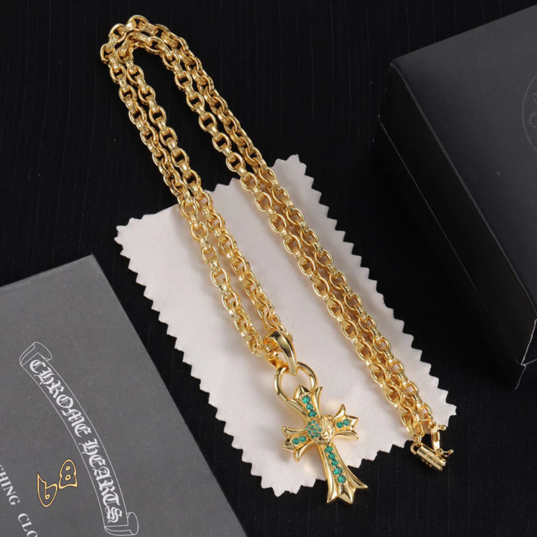 CH Cross Pendant Necklace - CH0047 image 4