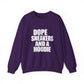 Graphic Print Crewneck Sweatshirt - POD0036 image 40