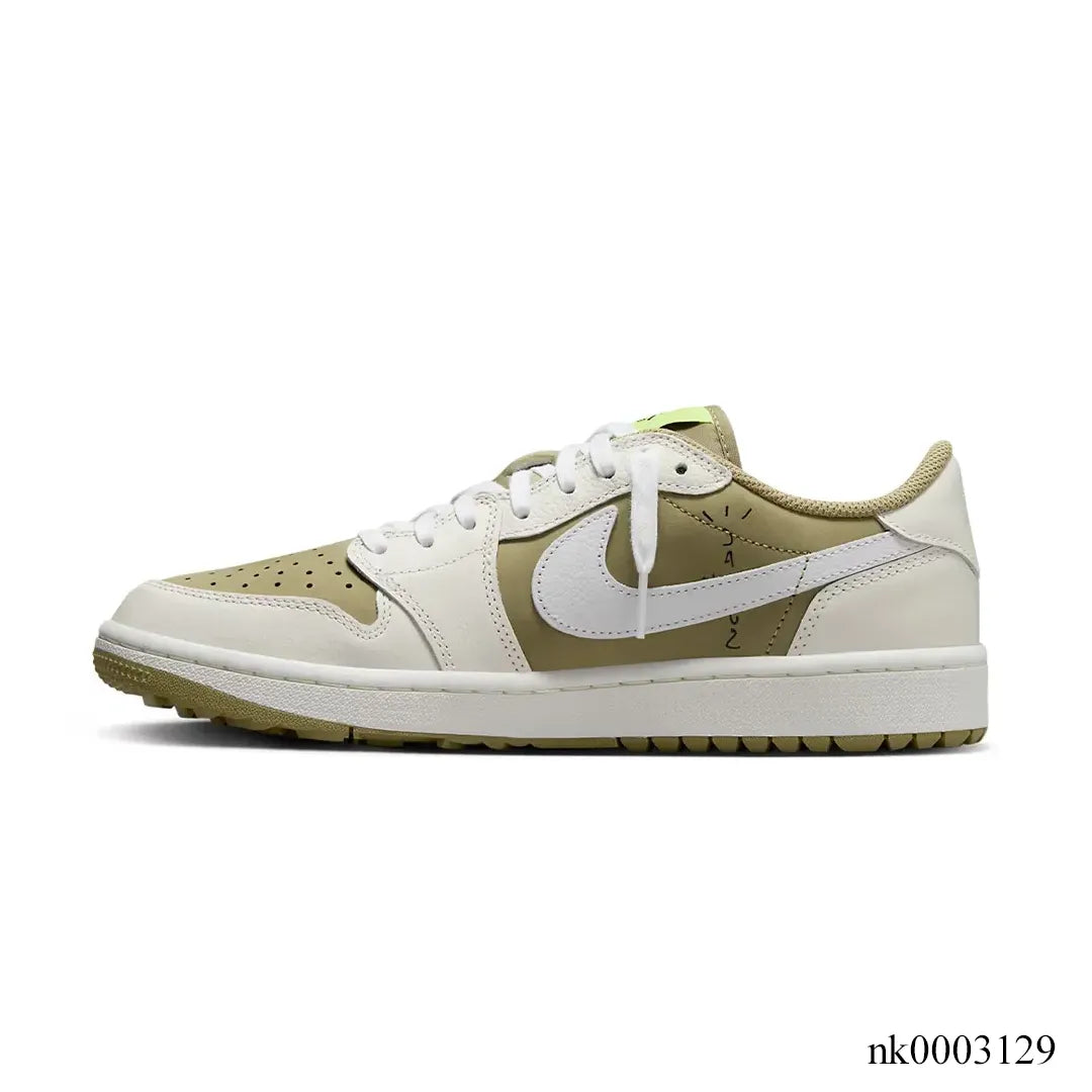 Travis Scott x AJ 1 Low Golf Neutral Olive Shoes Sneakers – nk0003129 image 1