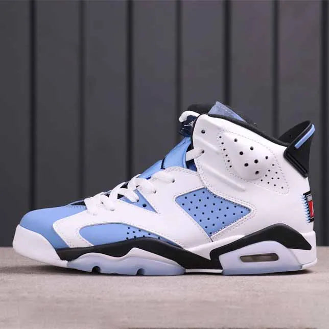 AJ 6 Retro UNC White Shoes Sneakers - nk0002320 image 3
