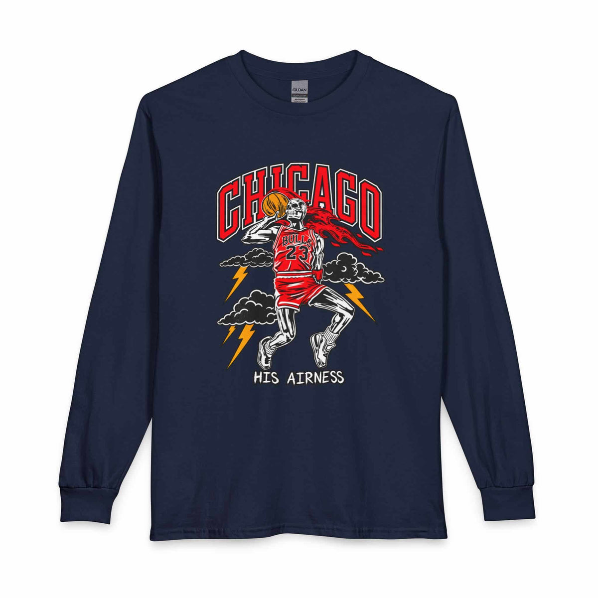 Graphic Print Long Sleeve T-Shirt - POD0038 image 16