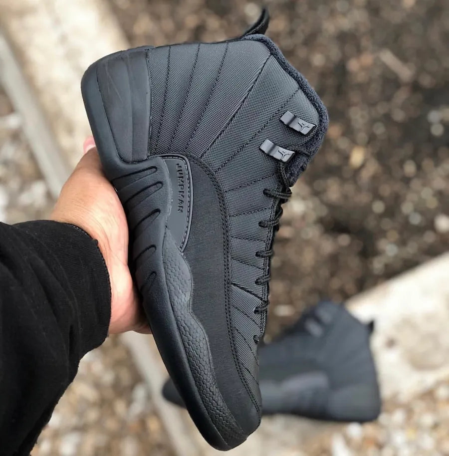 AJ 12 Retro Winterized Triple Black Shoes Sneakers - nk0001781 image 3