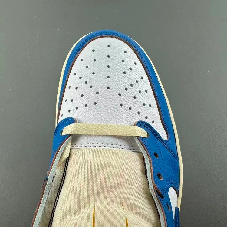 Union LA x AJ 1 Low OG Storm Blue Shoes Sneakers – nk0004609 image 12