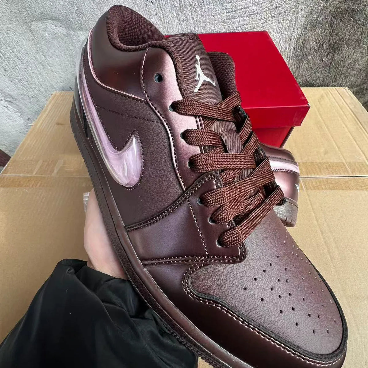 AJ 1 Low 'Chocolate Valentine's Day' Shoes Sneakers – nk0004944 image 9