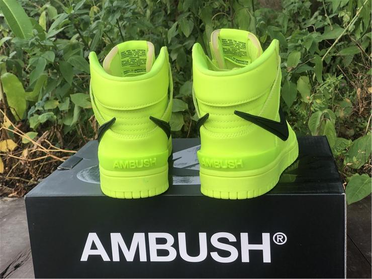Dunk High Ambush Flash Lime Shoes Sneakers - nk0001696 image 4