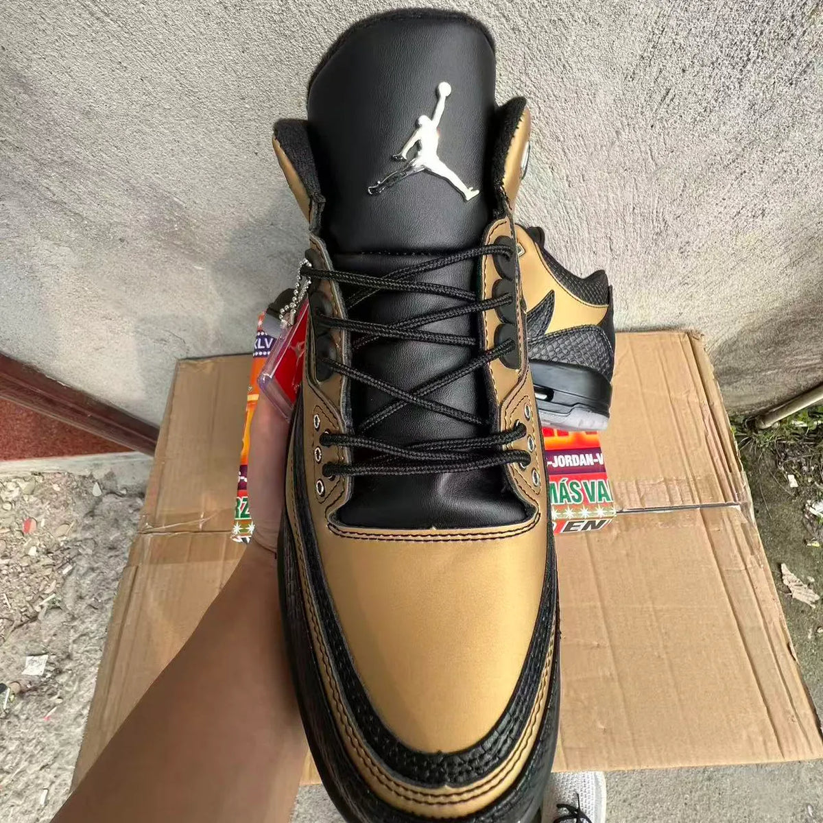 AJ 3 Retro El Vuelo Black Sample Shoes Sneakers – nk0005038 image 9