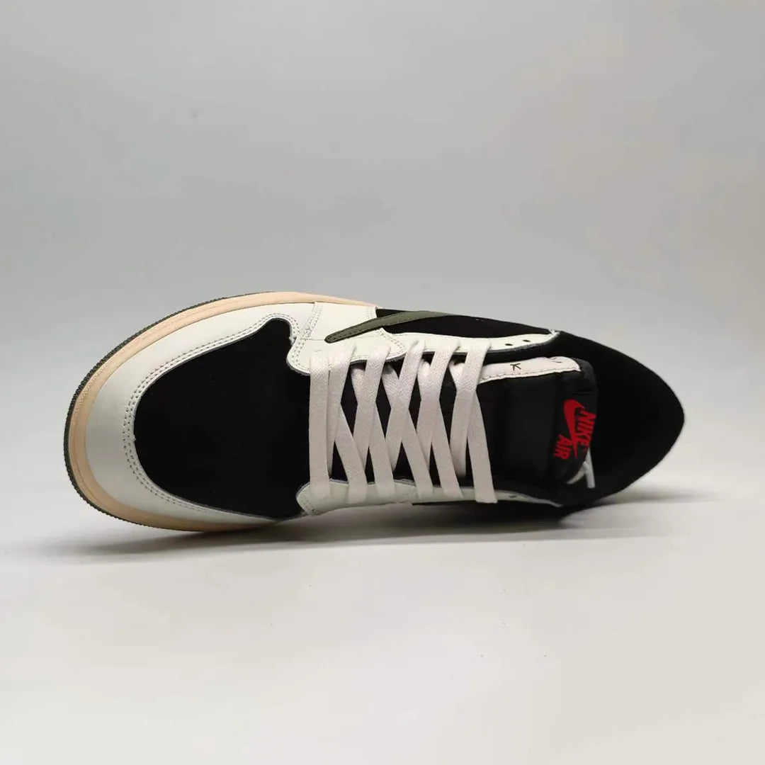Travis Scott x AJ 1 Low OG Olive Shoes Sneakers - nk0002431 image 5