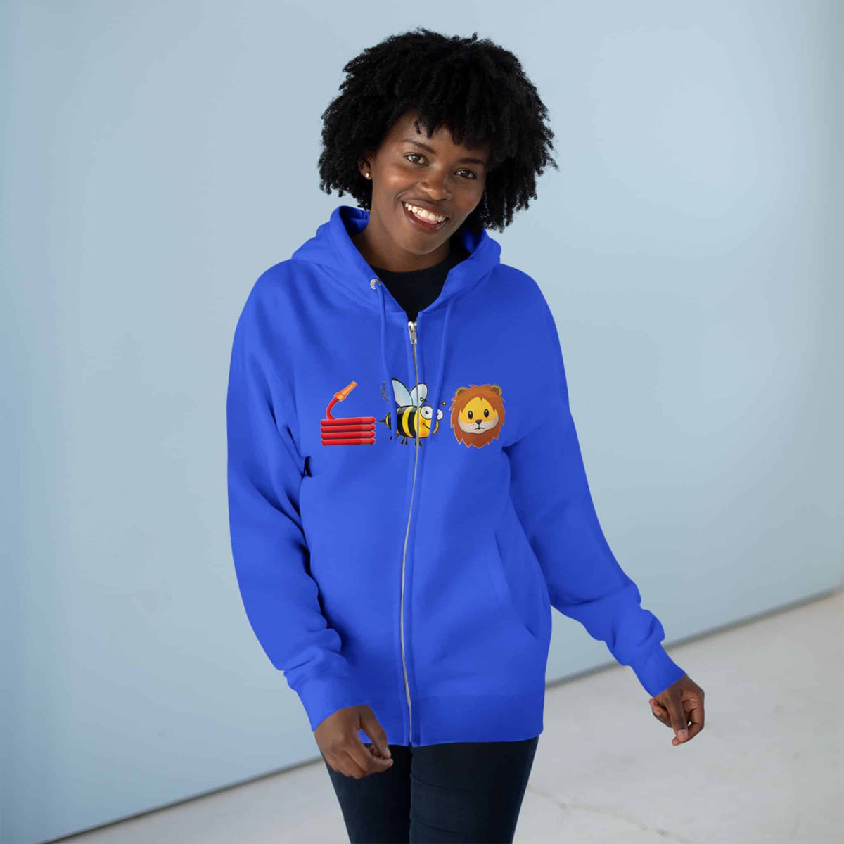 Bee Unisex Zip Hoodie image 24