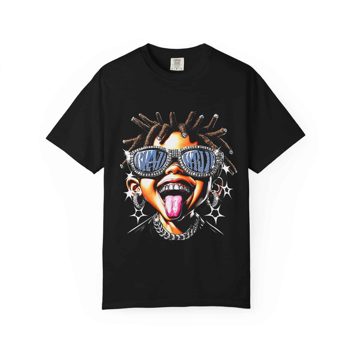 Diamond Drip Unisex Garment-Dyed T-shirt image