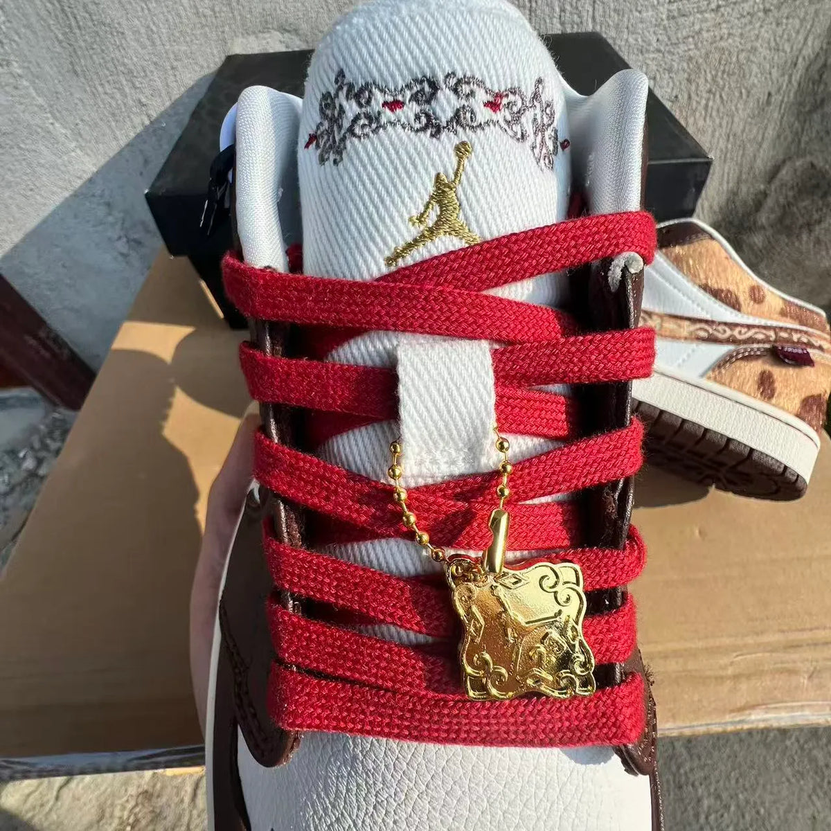 AJ 1 Low SE Year of the Horse Shoes Sneakers – nk0004780 image 10