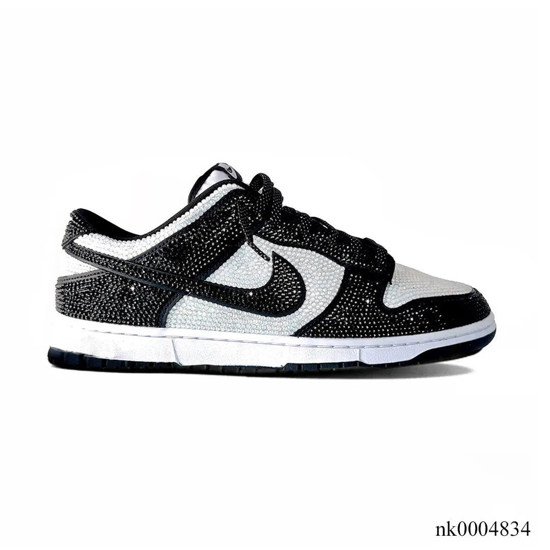 Dunk Low Black White Crystal Shoes Sneakers – nk0004834 image 0