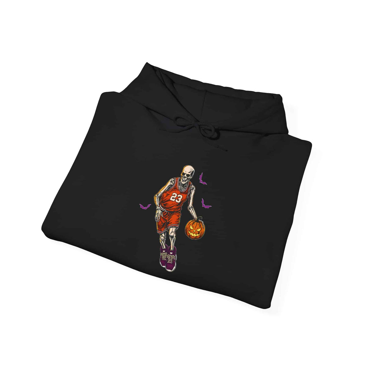 Halloween Basketball Hooded Sweatshirt image 3